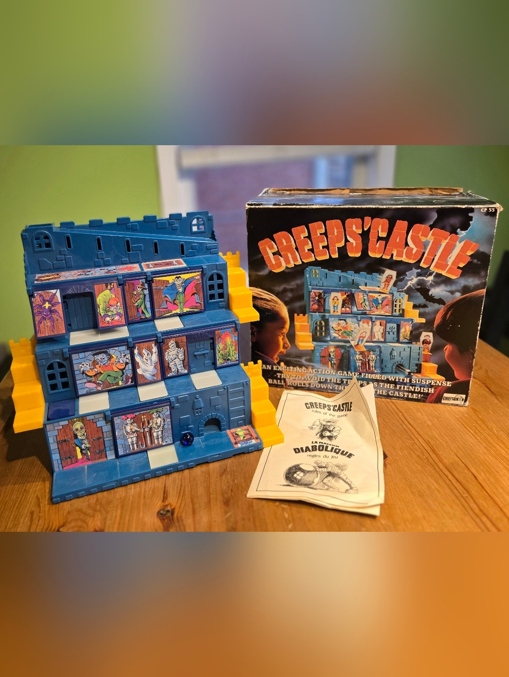 Creeps' Castle Vintage Board Game With Box And Instructions